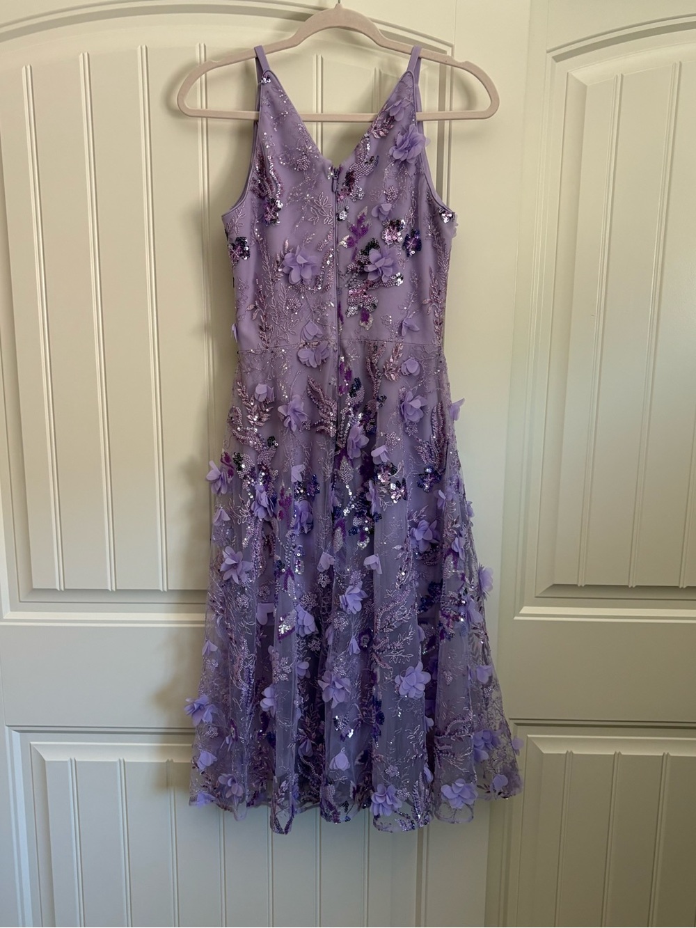 Dress the Population Audrey Cocktail Dress NWT lavender size small - Picture 6 of 13